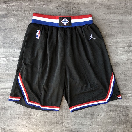 Men NBA 2019 all star Black Shorts 0416